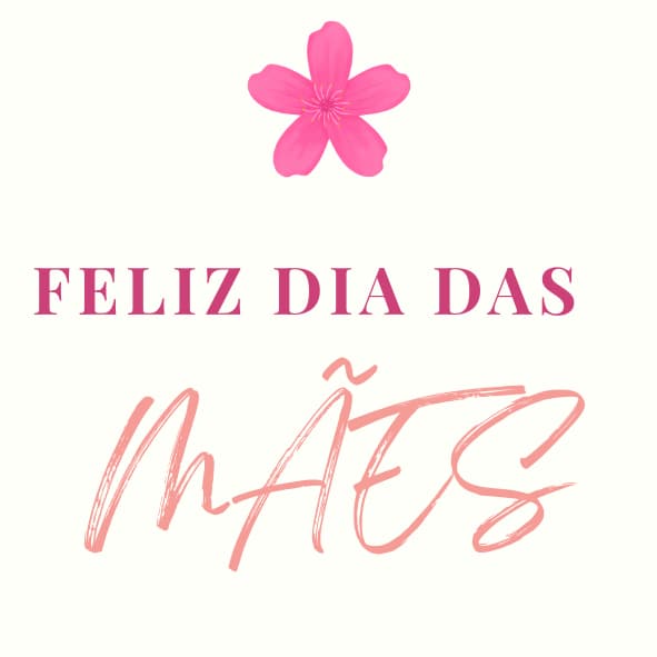 Cartão Tag Feliz Dia das Mães para Cliente Presente Encomenda Personalizada
