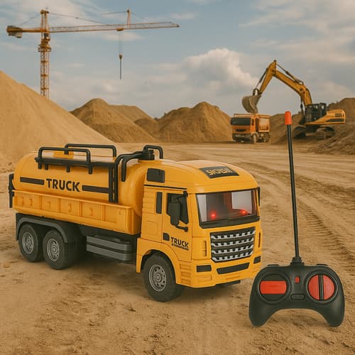 Carrinho de Controle Remoto Truck Construção Código: 71009