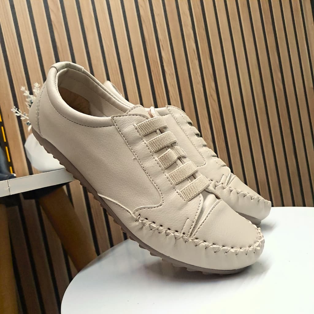 Tênis Mocatenis Feminino confortável Fácil De Calçar Elástico