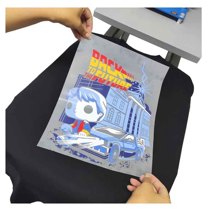 Folha A4 Dtf Filme Sua Arte Impressa Dtf Tecido Cor Branco
