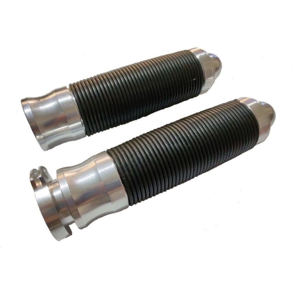 Manopla Universal Cromada para Moto | Design Moderno e Resistente | Acessório para Guidão
