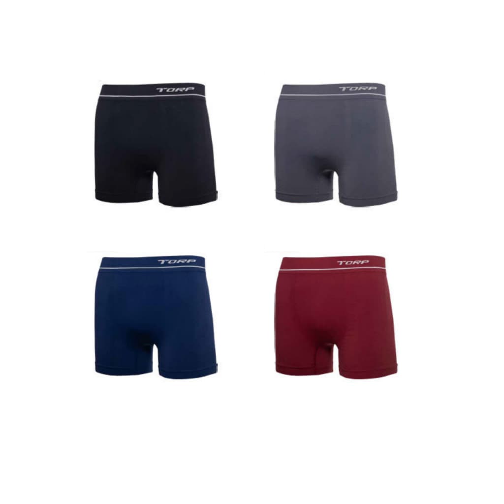 Kit C/ 5 Cuecas Boxer Sem Costura Em Microfibra Torp Daily (escolher cores)