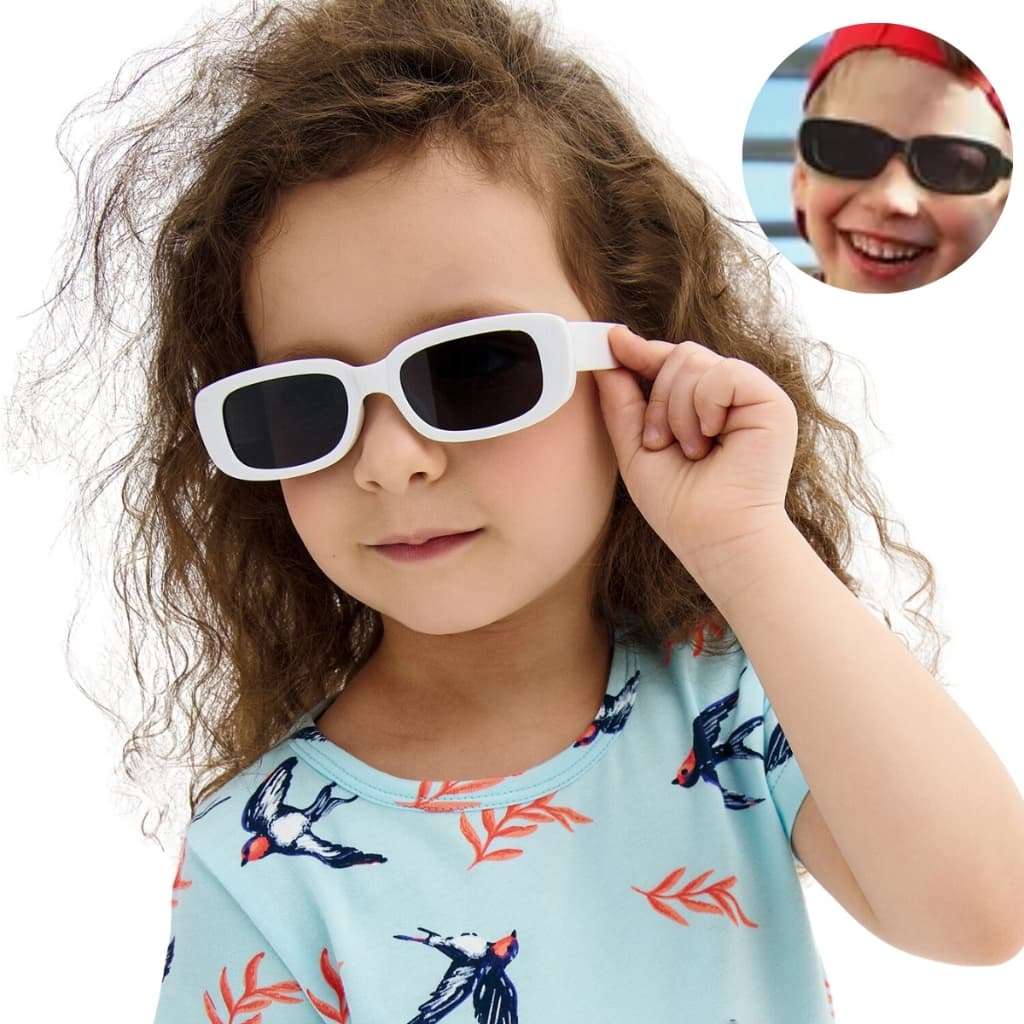 Óculos De Sol Infantil Revoada Retrô Vintage Para Criança Festa Passeio Com Proteção Uv Varias Cores