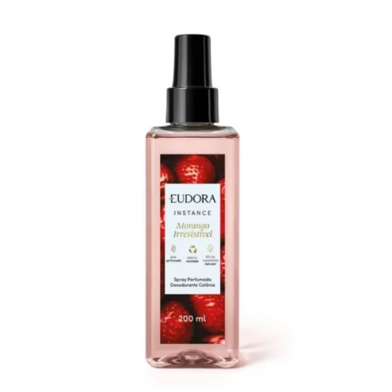 Body Spray Eudora Morango Irresistivel