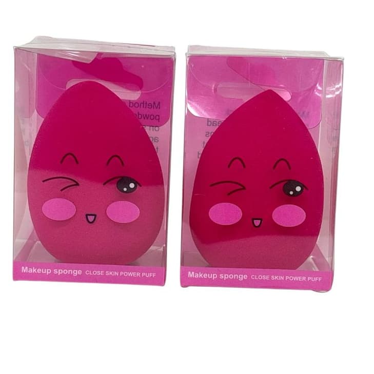 Esponjinha coxinha Make-up(rose)
