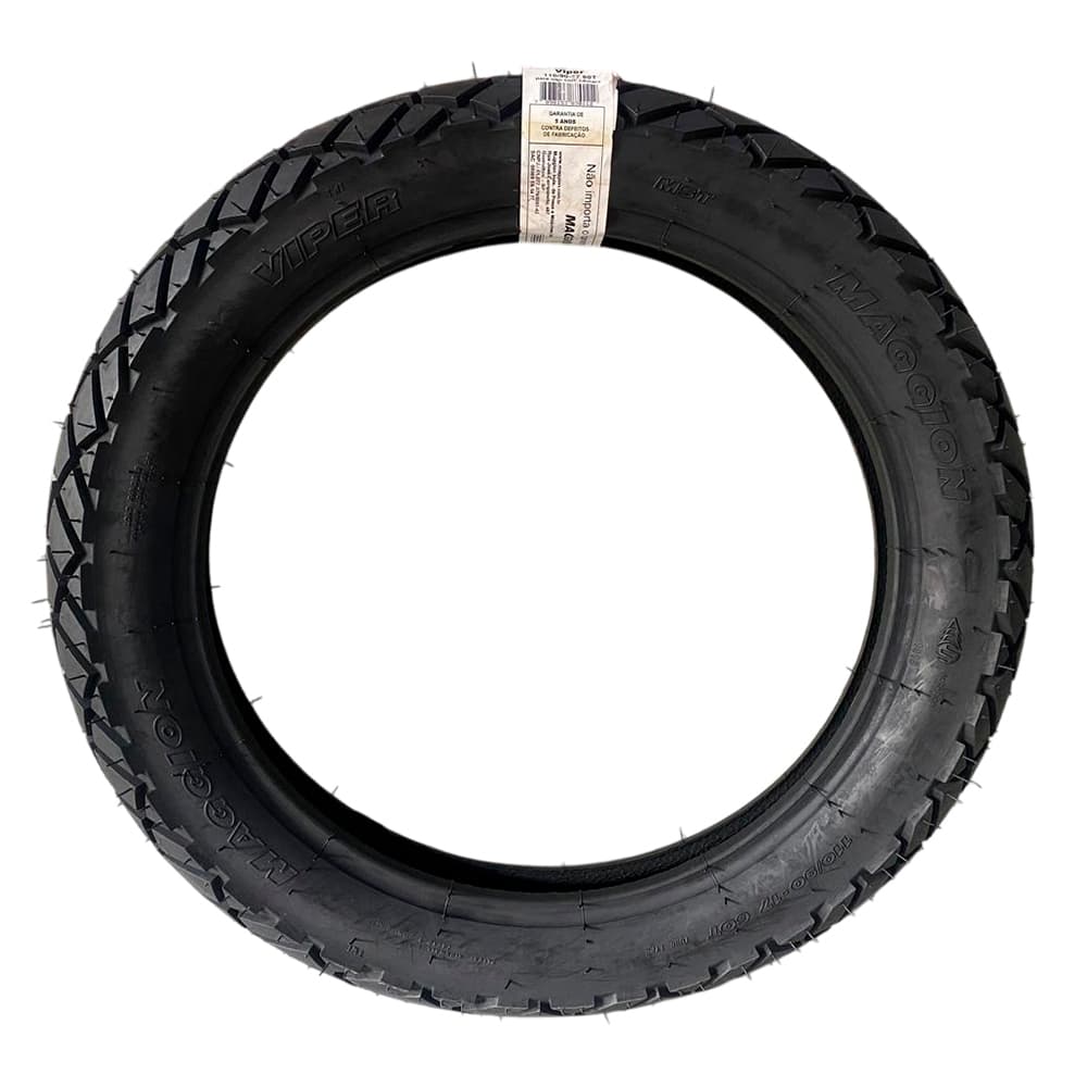 Pneu Moto Maggion Aro 17 Viper 110/90-17 60T TT - Traseiro