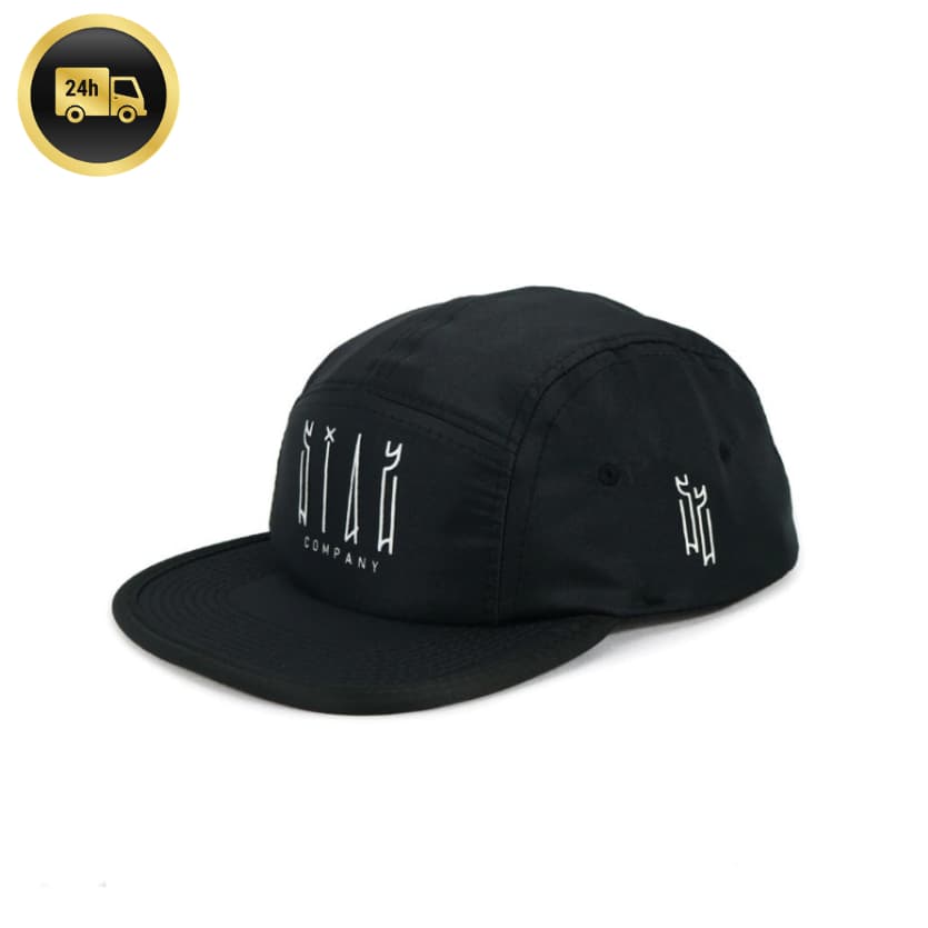 Boné Five Panel Siaz Company Preto – Estilo e Conforto