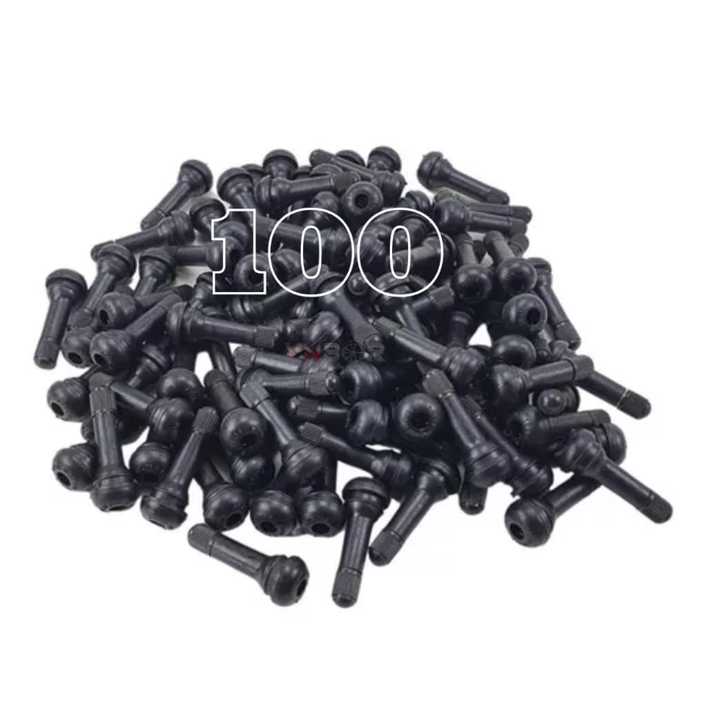 Valvula TR 414 - 100 unidades Valvula Pneu Sem Camara Carro Caminhonete Bico Pito 100pcs Kit