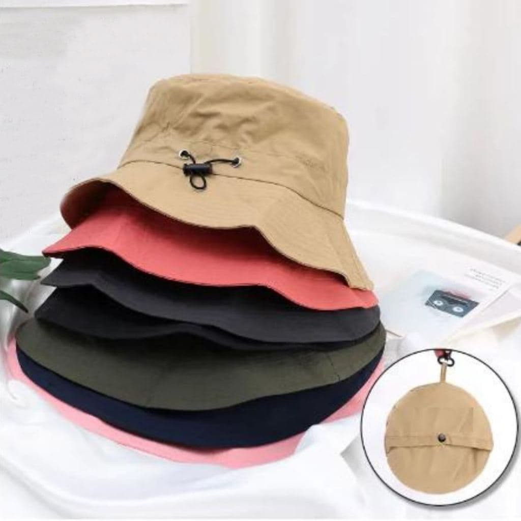 Chapéu Pescador Australiano Bucket Camping Trilha Pesca Passeio Unissex Impermeável
