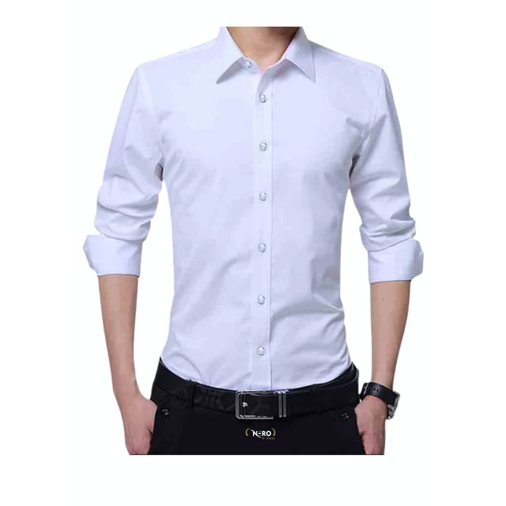 Camisa Social Lisa Slim Ótima Qualidade Diversos Tamanhos Promoção