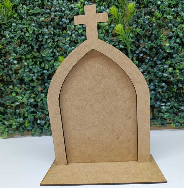 Oratório Totem Capelinha em MDF CRU