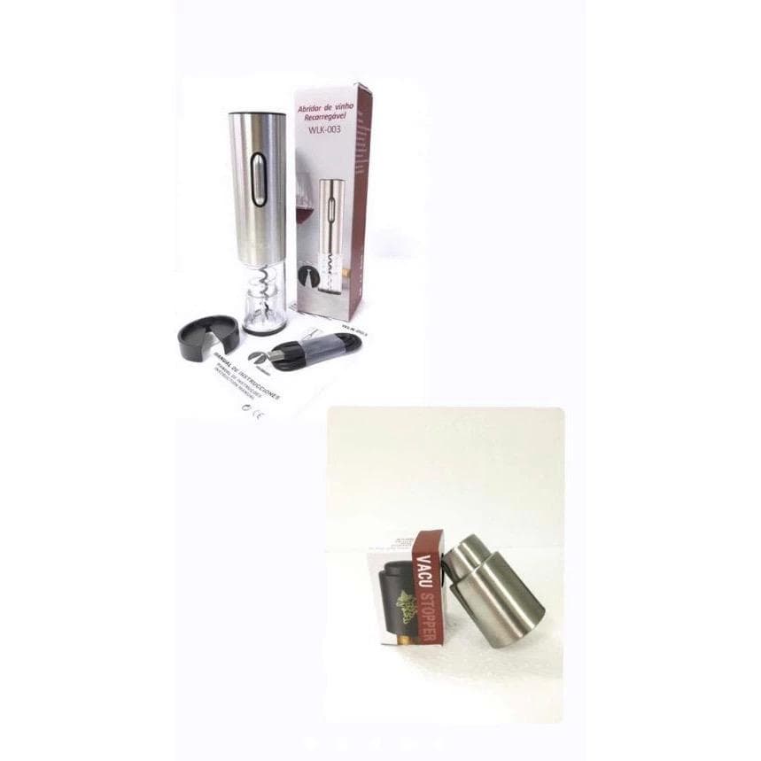 Abridor de vinho elétrico WLK003 inox