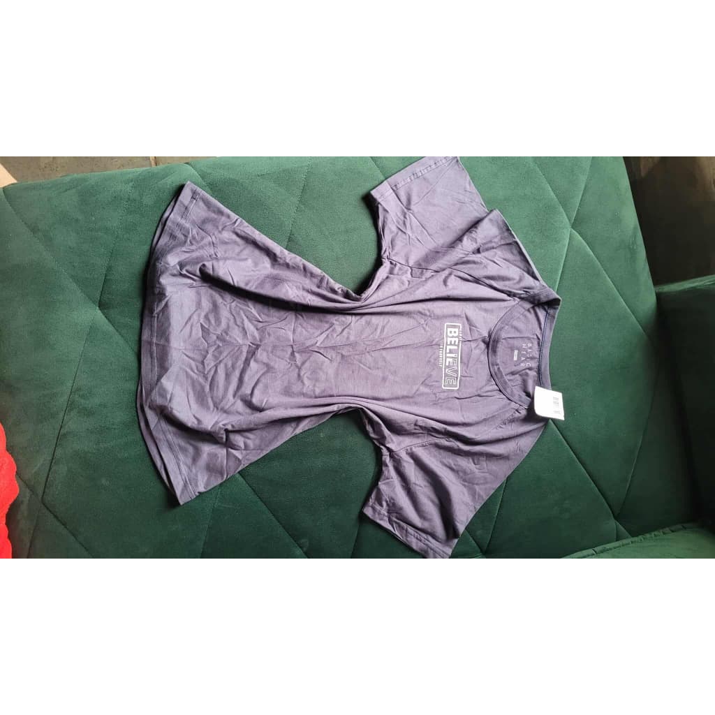 camiseta masculina basic wear azul