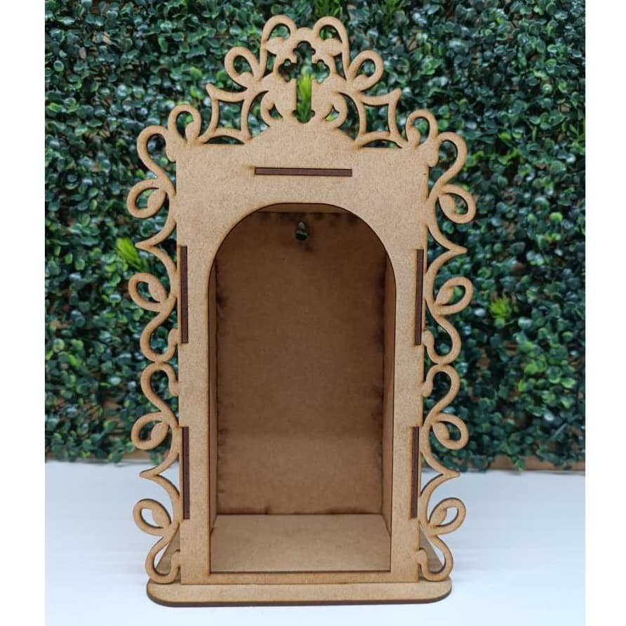 Oratório Capela Arabesco em MDF CRU