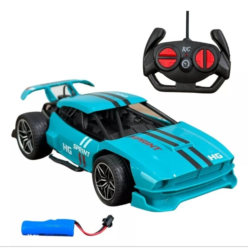 Carrinho Controle Remoto  Solta Fumaça Recarregavel Com Luz Drift