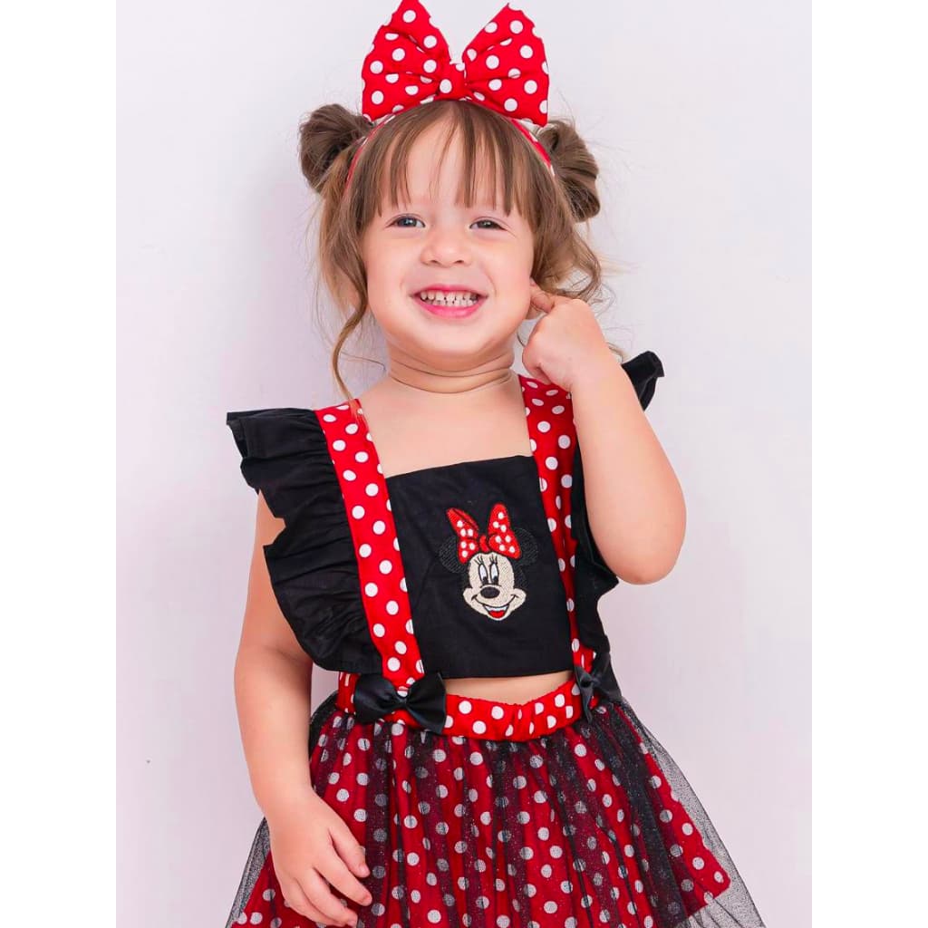 Romper Minnie - Minnie Vermelha