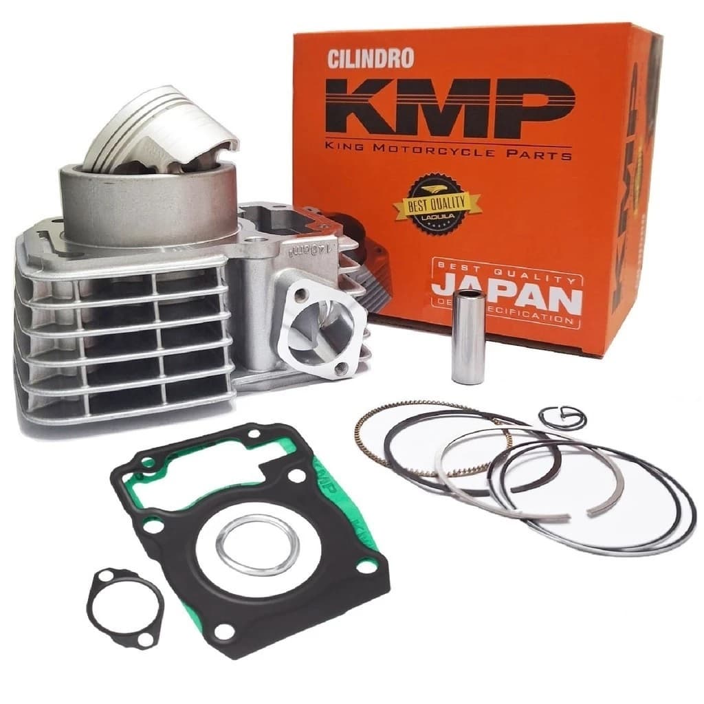 Kit Cilindro Kmp 190cc Para Cg Titan Fan 150 Nxr Bros 150 Original Completo