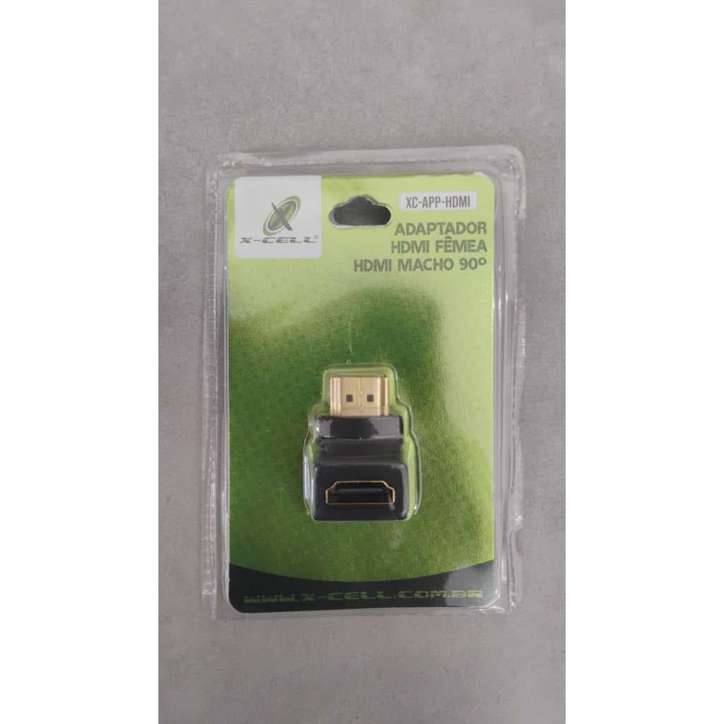 ADAPTADOR HDMI FÊMEA X HDMI 90º