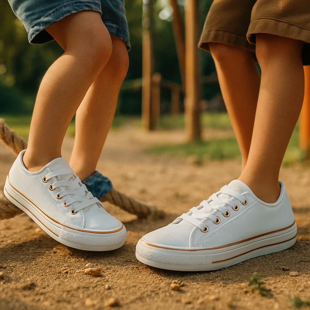 Tênis Menino Menina  Star Bronze Casual LancamentoTradicional Super Confortável
