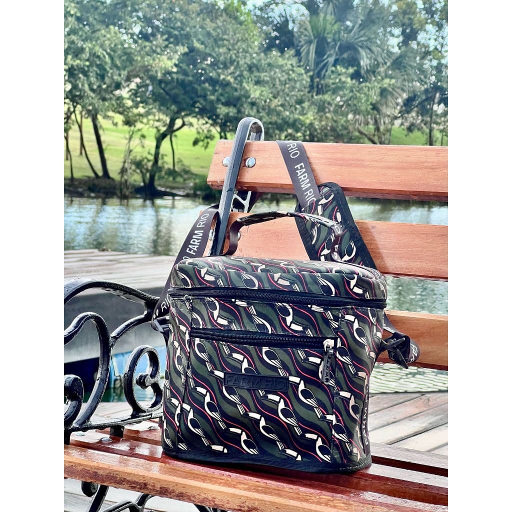 Bolsa Térmica Feminina Lancheira Alça Transversal Regulável com Apoio Verão 02