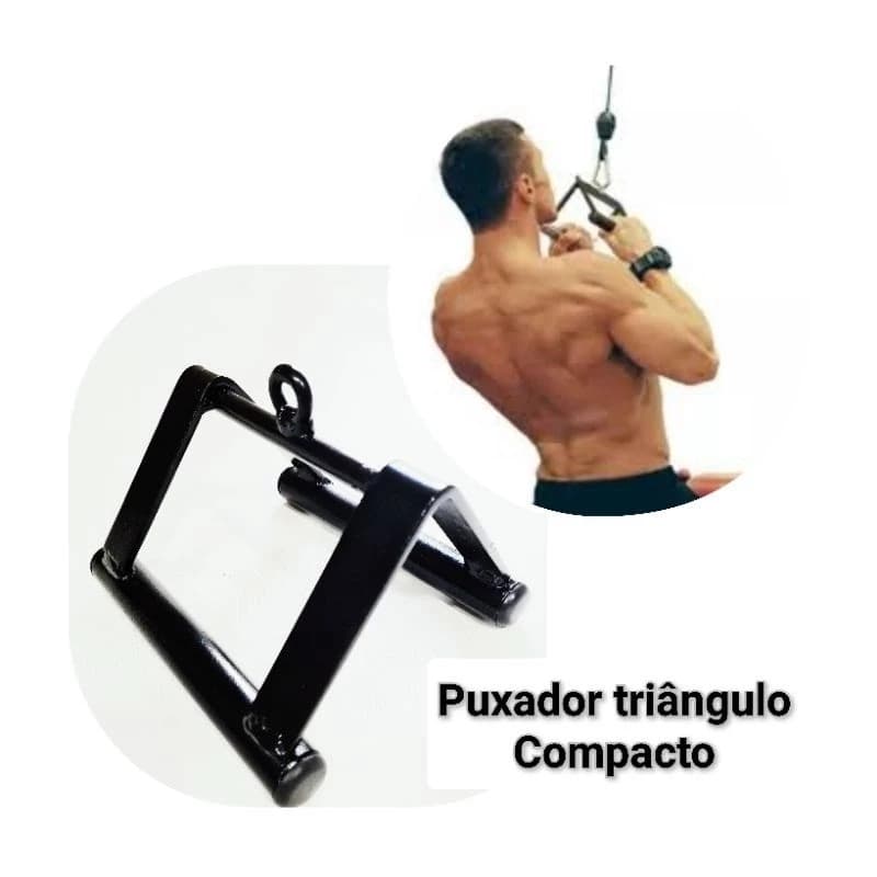 Puxador Triângulo Compacto para cross Fitness