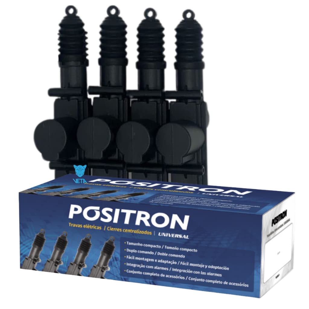 Trava Elétrica Universal 4 Portas Tr420 Pósitron