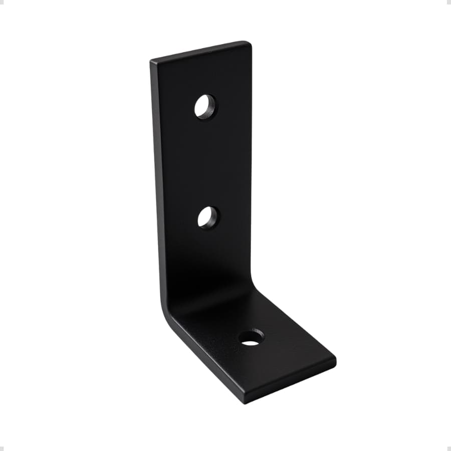 6 Cantoneira Suporte Aço L 10x5,0 Cm Reforçada para Mezanino Viga Telhado Coluna