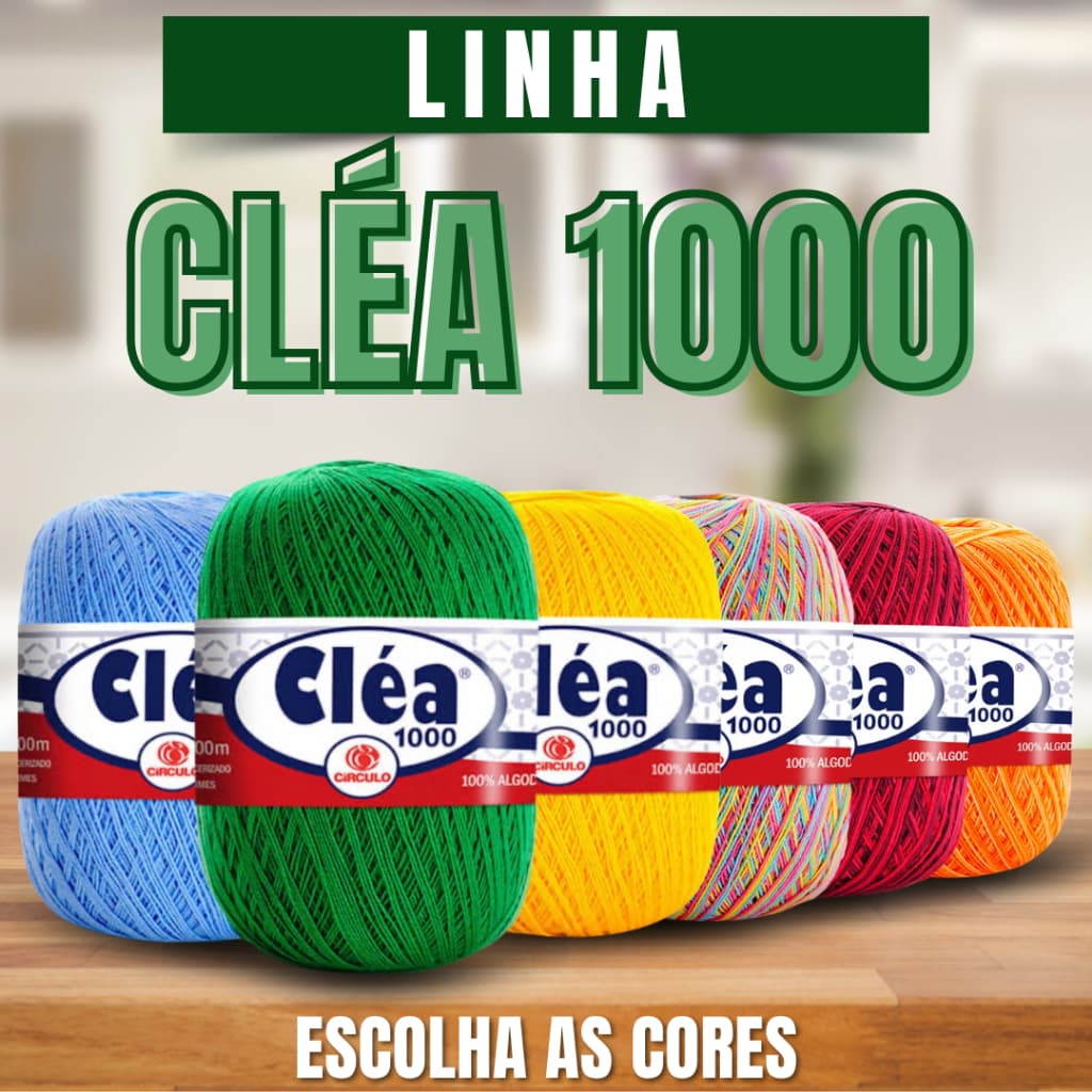 Linha Cléa 1000 Circulo - Cores Lisas e Mescladas