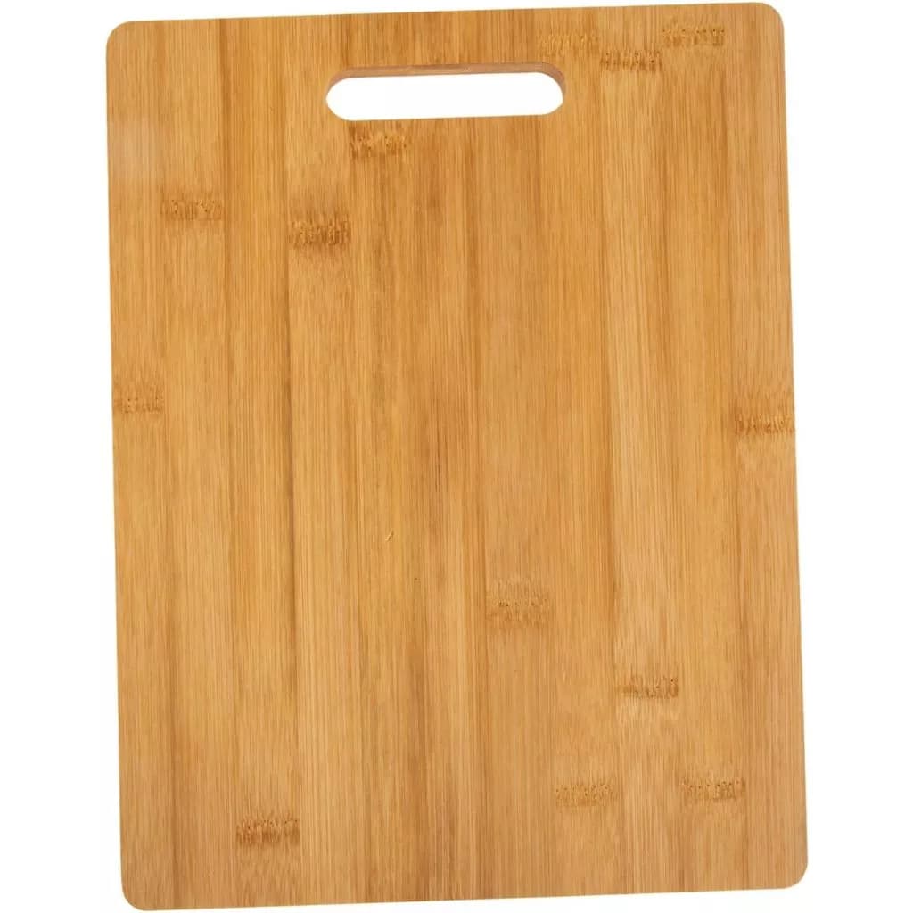 Kit 02 Tábuas De Bambu 28x18x1,8cm Para Corte Churrasco Legumes Multiuso Universal Com Encaixe