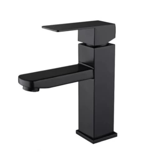 Torneira Lavabo Banheiro Preta Misturador Monocomando S304