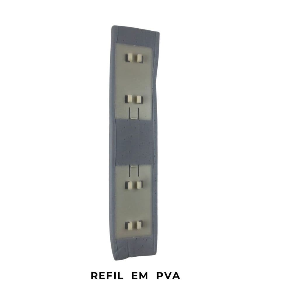 Refil Novo Rodo Mop Fácil Celeste Enxuga E Varre