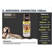 Sarnicida Matacura Aerossol para Cães e Gatos 100 ml