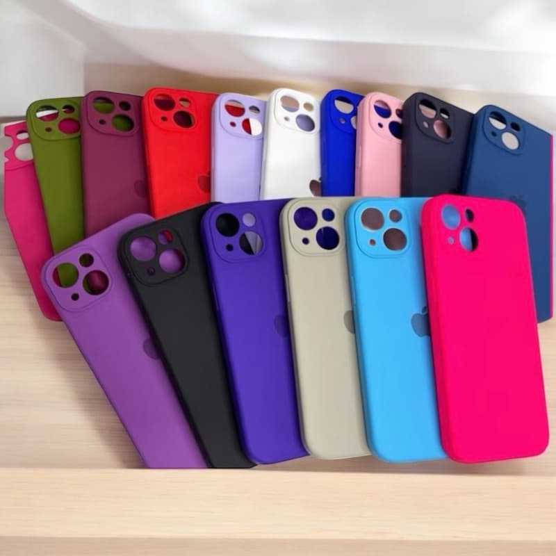 Capa Capinha para IPhone 11 12 e 11 Pro Max Câmera Fechada Silicone Aveludada Case Protetora