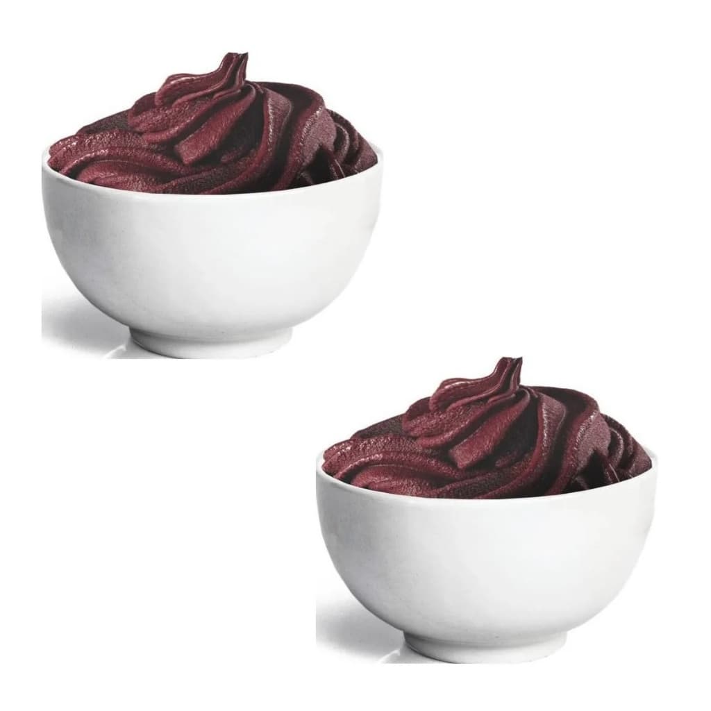 Kit 2 Tigelas Bowl Porcelana Branca 500ml Cumbuca De Feijoada Acai Sopa Caldos Restaurante Buffet
