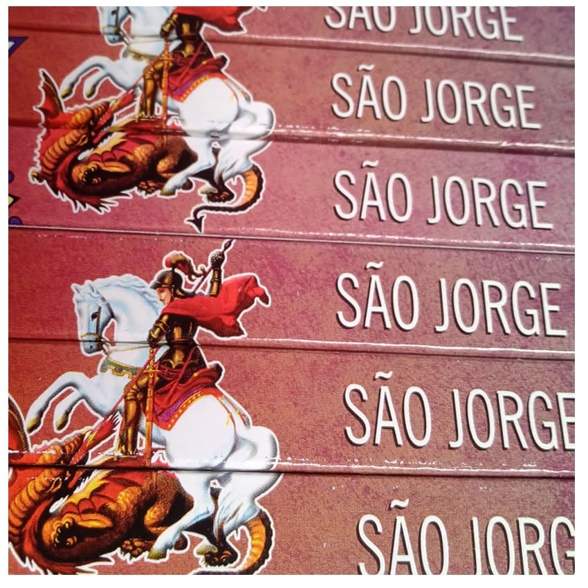Kit Incenso  Indiano  TAJ  São Jorge 6 caixinhas 42 varetas