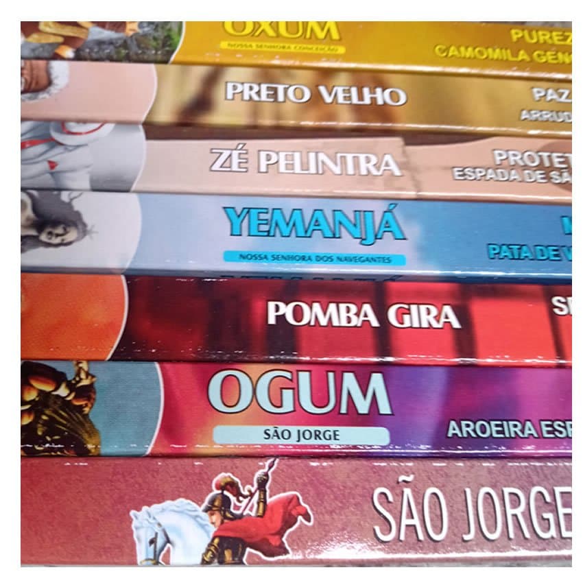 Kit combo de Incenso umbanda TAJ  Indiano  7 caixas sortidas