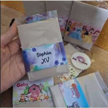 Rótulo Personalizado para Porta Cartões