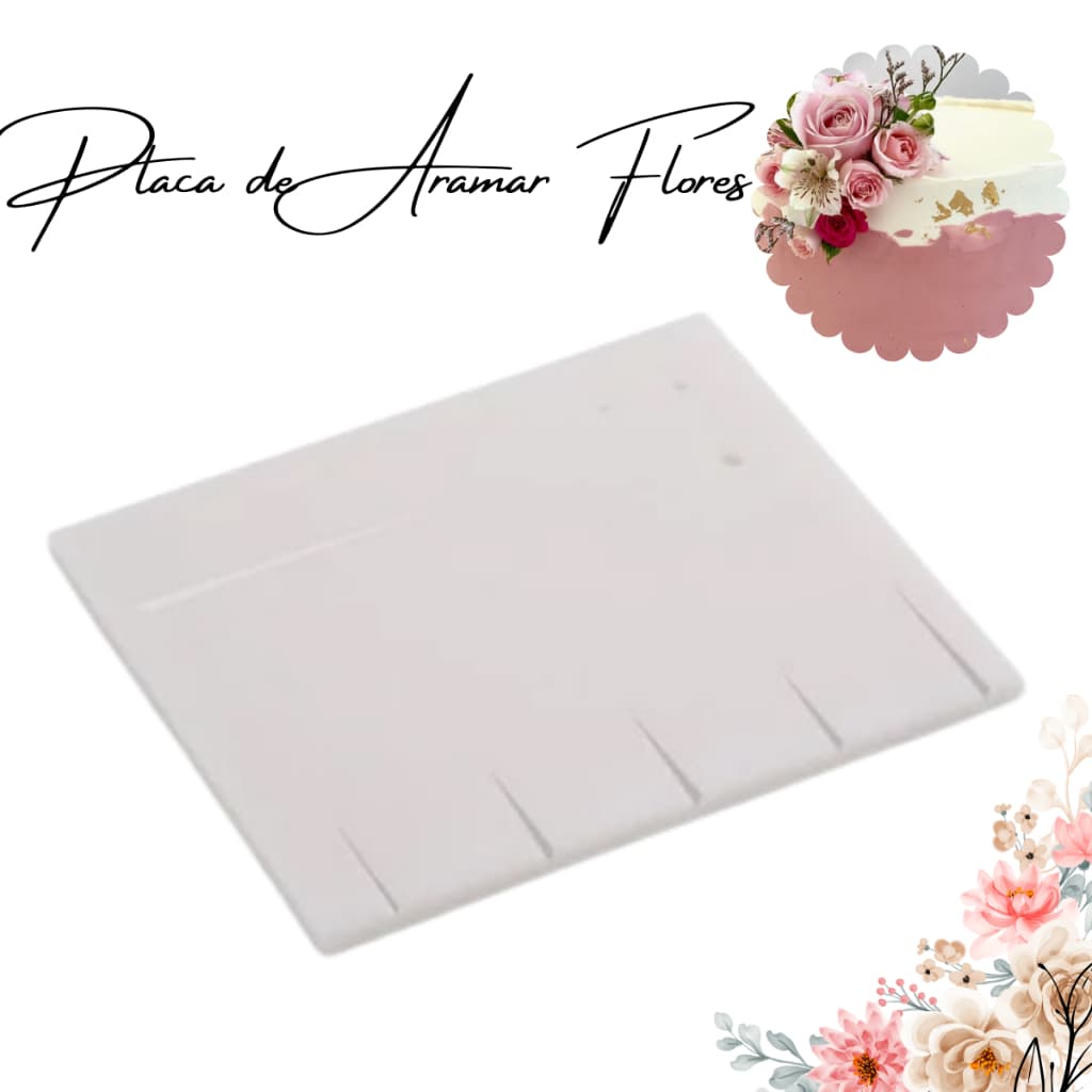 Placa Prática para Aramar e Dar Forma a Flores e Folhas