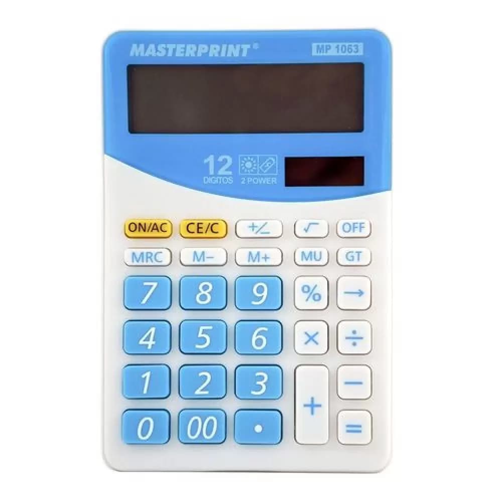 Calculadora de Mesa Eletrônica 12 Dígitos MP-1063