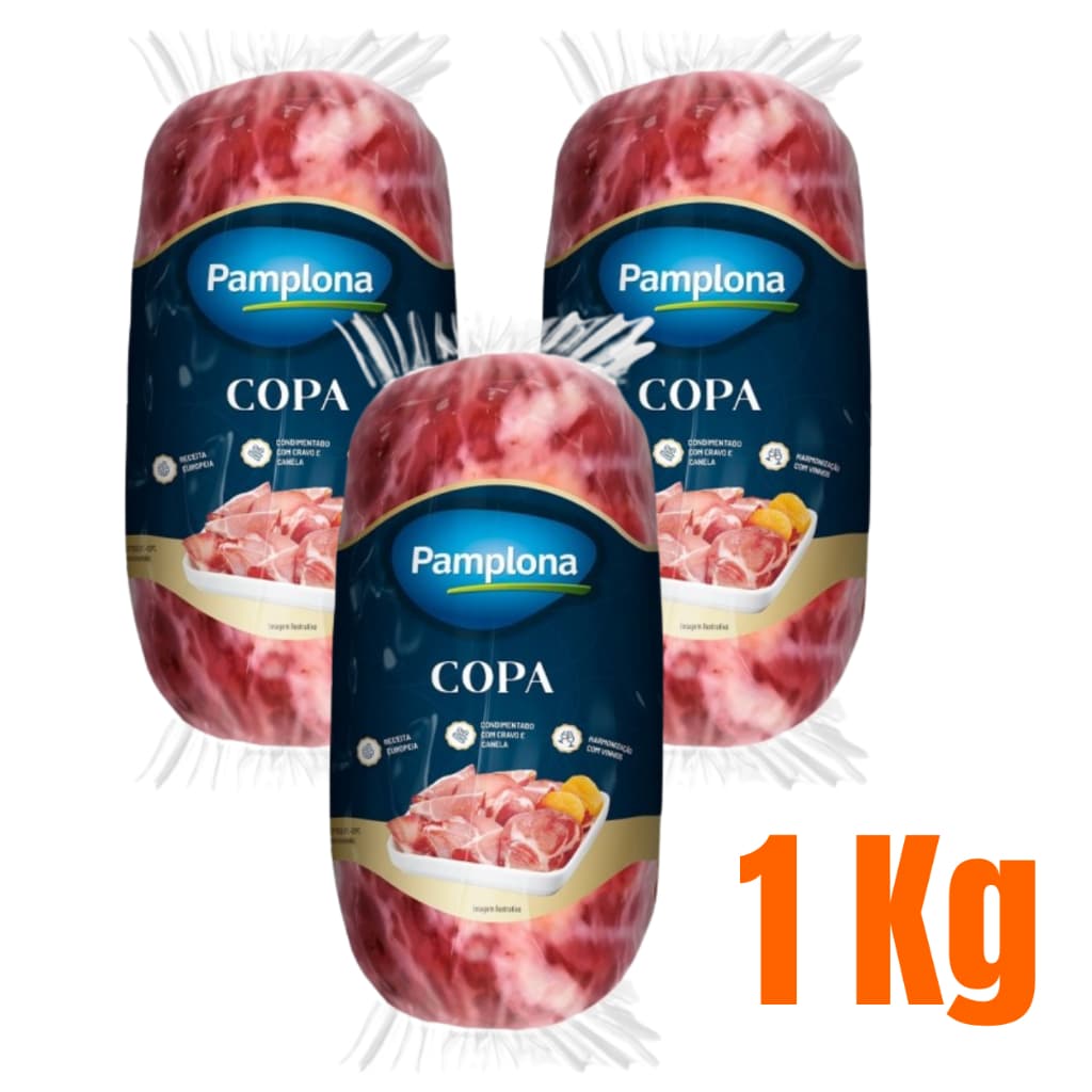Salame Copa Suína Maturada Pamplona 1 KG
