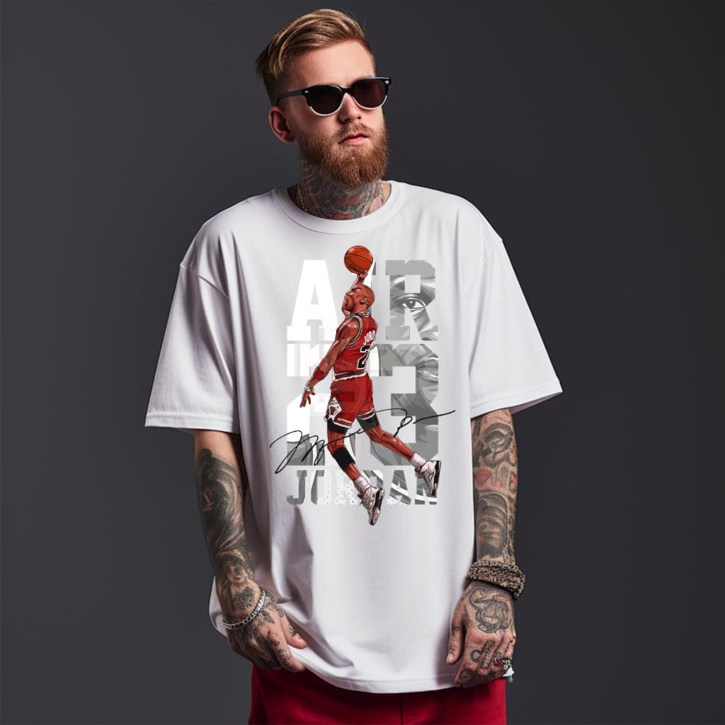 Camiseta Oversized Streetwear Esportes Basquete Basketball Ídolo Lendas Lançamento Algodão Premium
