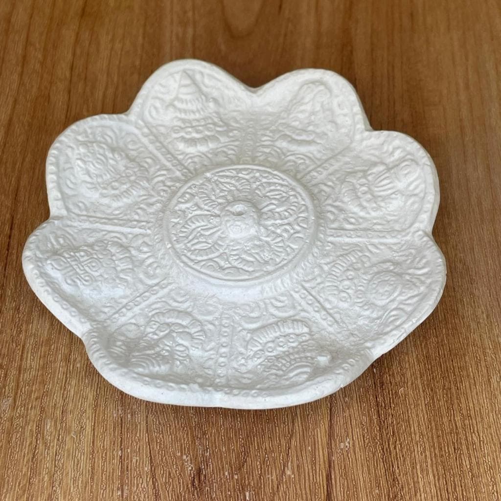 Incensário Orixás em Gesso Cru 10 cm