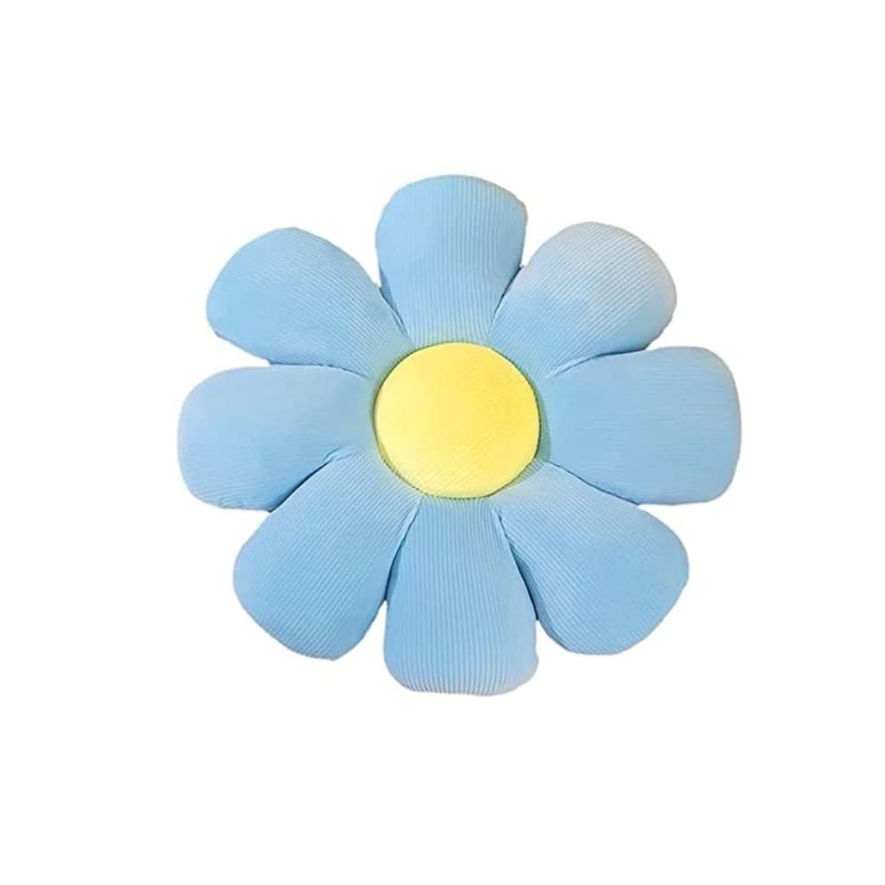 Almofada de Flor Pelúcia 40cm Decoração Travesseiro Apoio
