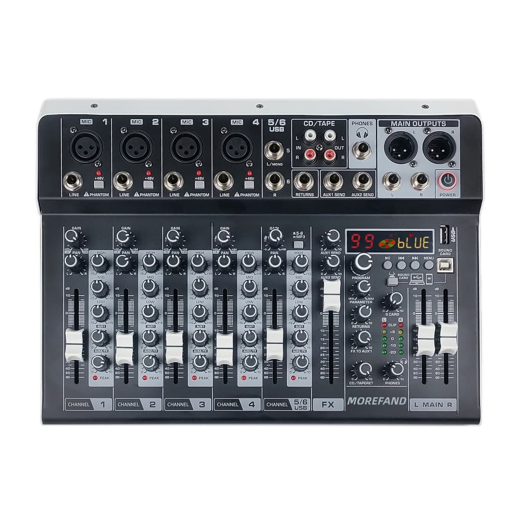 Placa de som DJ-CS alta qualidade adequada para transmissão ao vivo canto processamento fino de detalhes de áudio