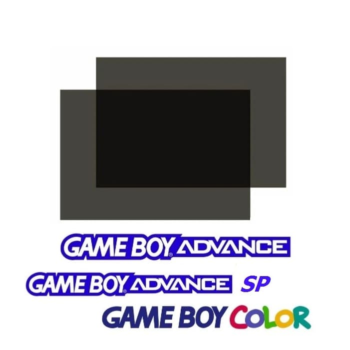 Película Polarizadora Game Boy Color, Game Boy Advance ou Advance SP (Com Cola)