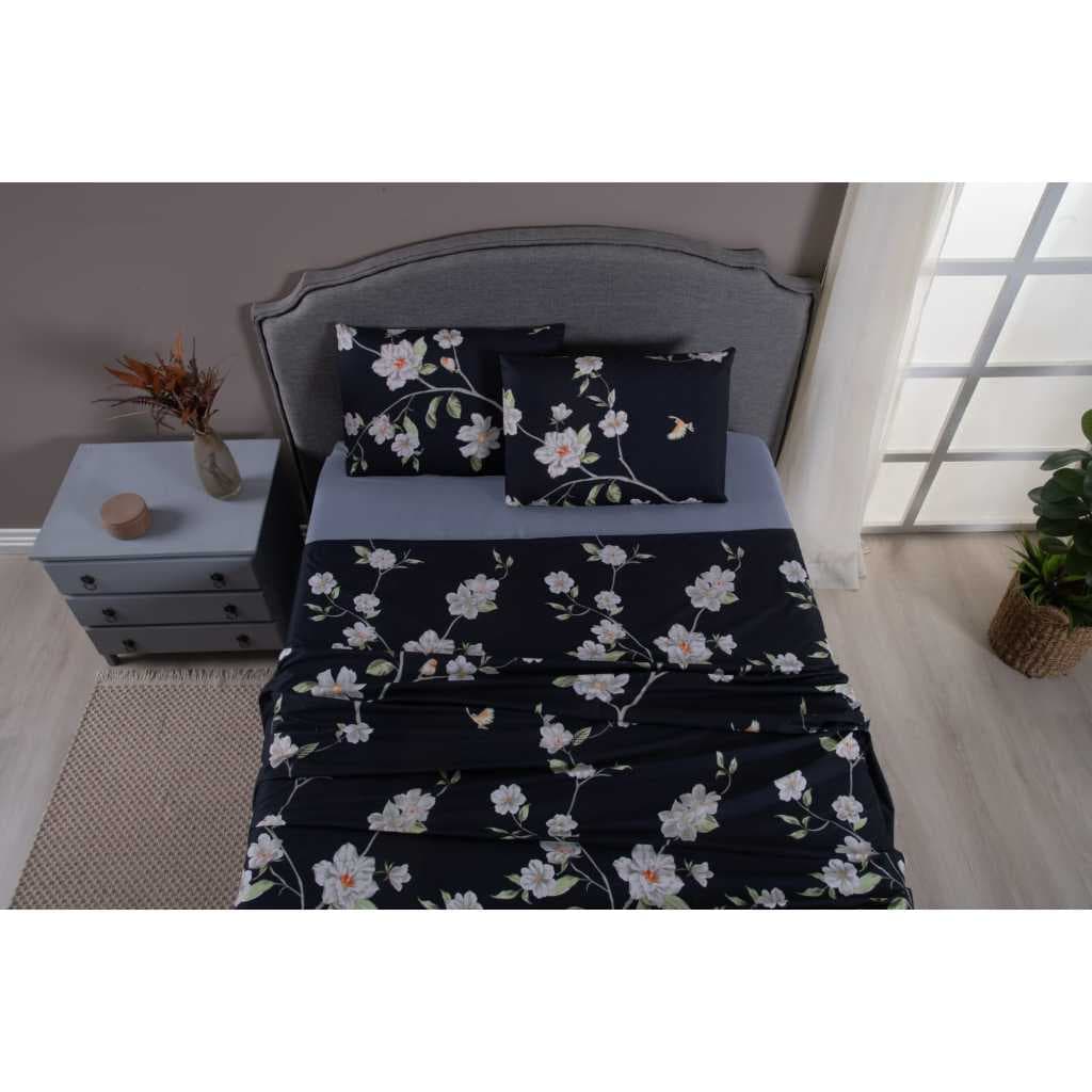 Lençol Cama Casal King Size 400 Fios 04 Peças Jogo Lençol Estampados Promoção Dia a Dia