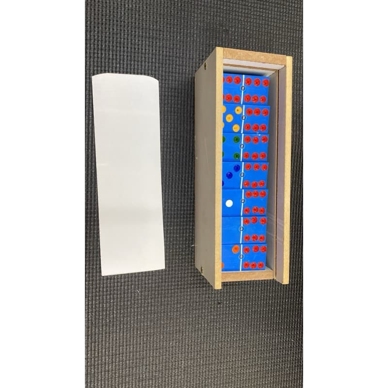 jogo de dominó de pvc novo na caixa mdf envio imediato 3 cores