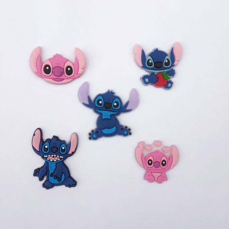 aplique Emborrachado Stitch para laços tiaras prendedores porta crachá bolsas presilhas acessórios dyi