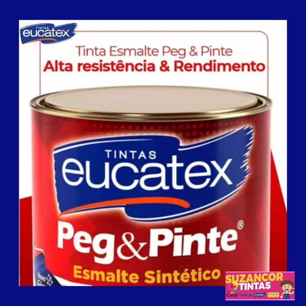 Esmalte Sintético Peg e Pinte Eucatex 900ml Várias Cores