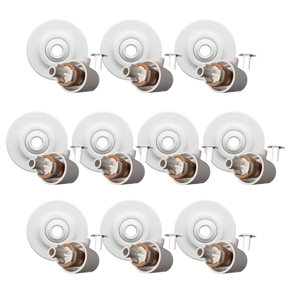 Dispositivos De Hidromassagem 10 peças Bico Jato Sobrepor Em Abs Encaixe 50mm Piscina Alvenaria.
